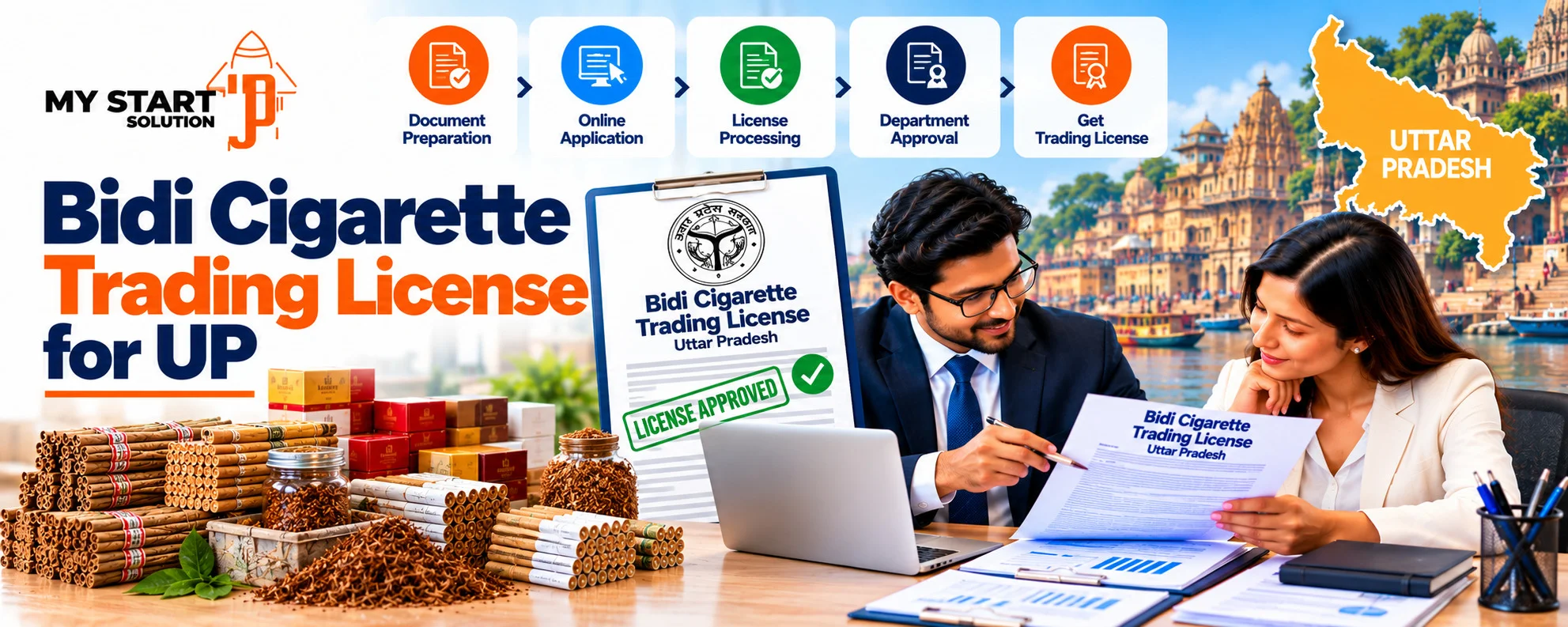 Bidi Cigarette Trading License for UP
