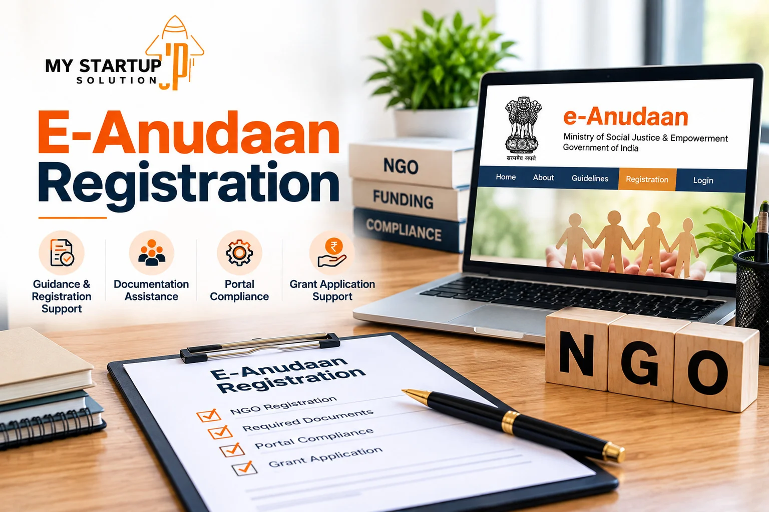 E-Anudaan Registration