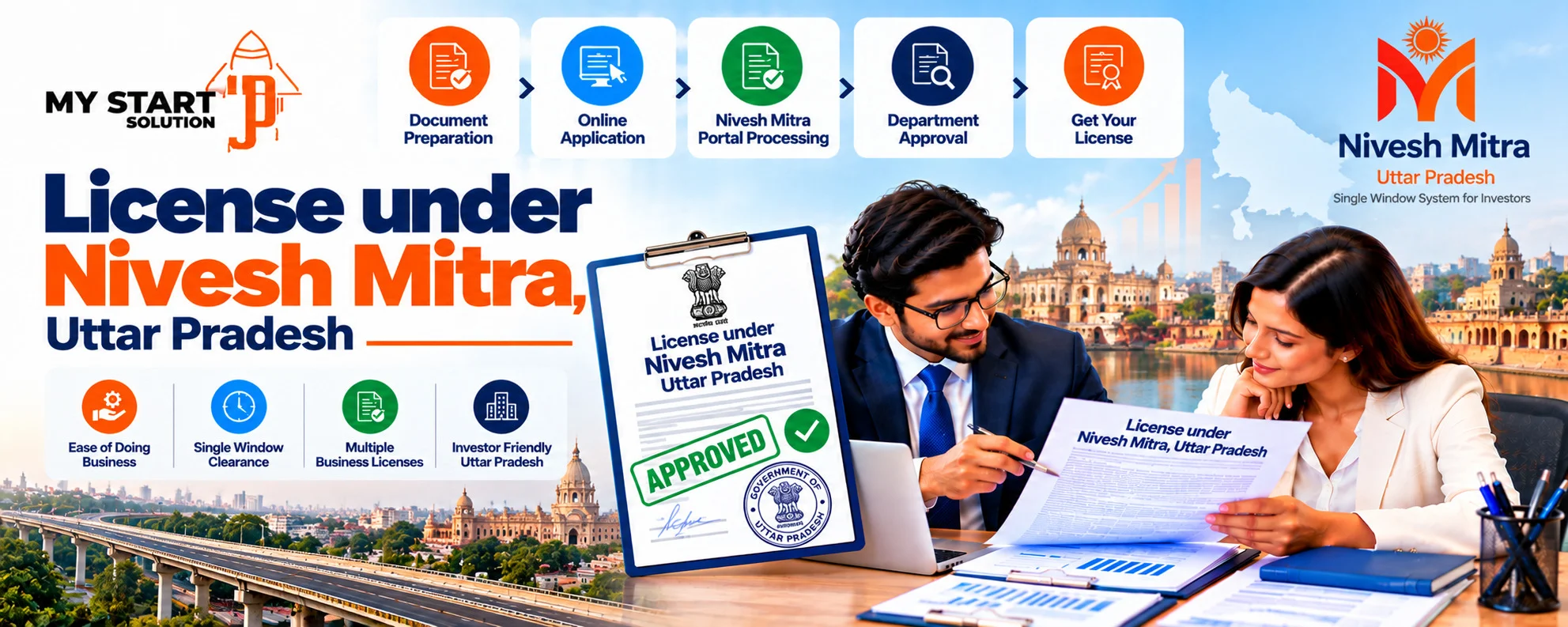 License under Nivesh Mitra, Uttar Pradesh