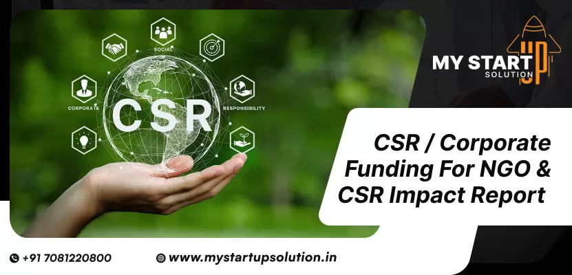 CSR Corporate Funding for NGO and CSR Impact Report